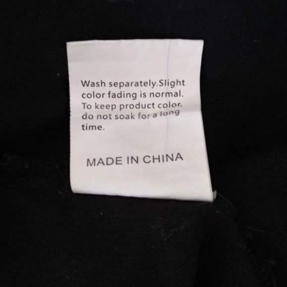 YESNO Black Linen Blend Dress Size XL Embroidered Short Sleeve - Picture 7 of 7